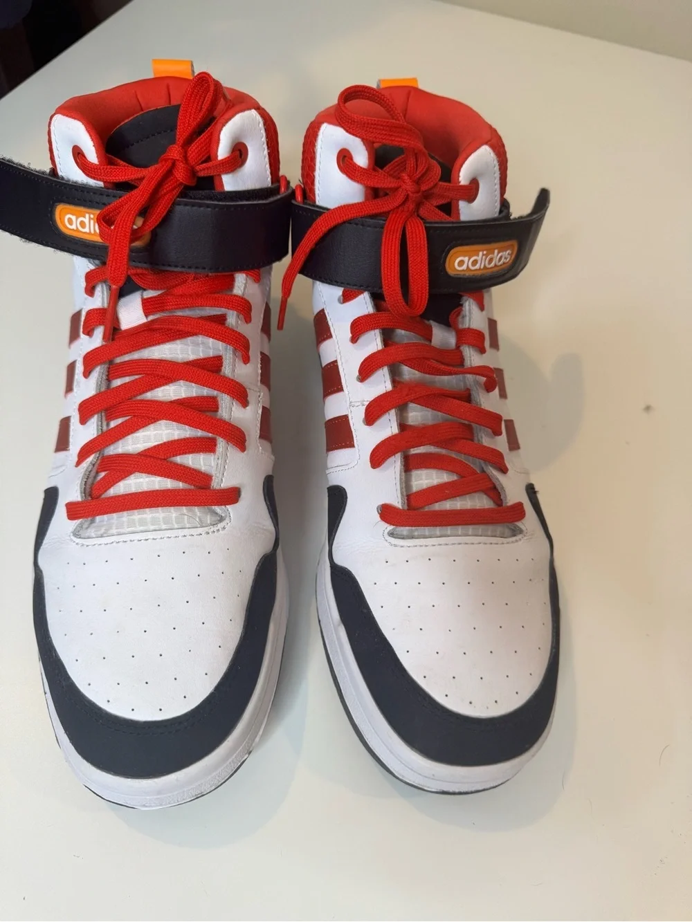 Adidas Postmove Mid White Red size 13